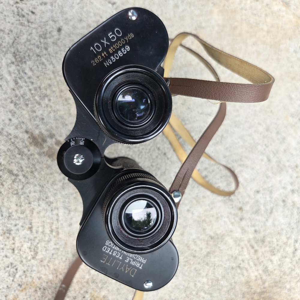 Daylite 10x50 Binoculars 262ft/1000yds Case & Strap Vintage Porro‎ Prism Japan - Picture 4 of 9